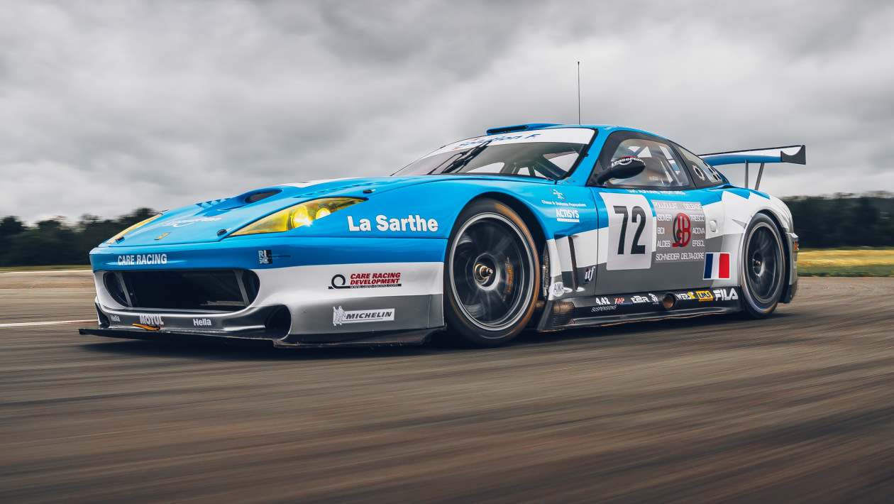 Ferrari 550 Maranello Prodrive: behind the wheel of a V12 Le Mans